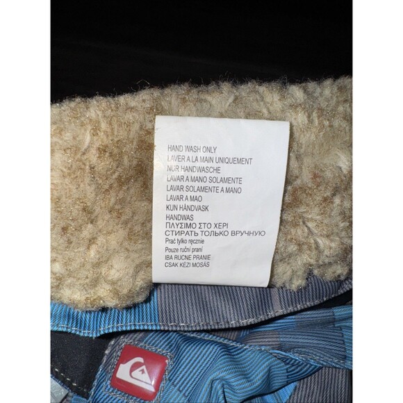 Quiksilver Toddler Baby 9M Snowsuit Blue Black Quiktech Loose Fit Comfy - Picture 6 of 7